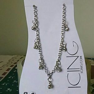 Icing Silver Ankle Bracelet